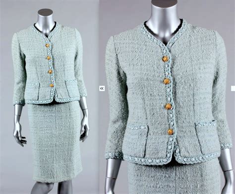 replica chanel suits|vintage chanel tweed suit.